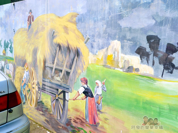 坑口彩繪村43-海山路上的教會-國外的農村生活