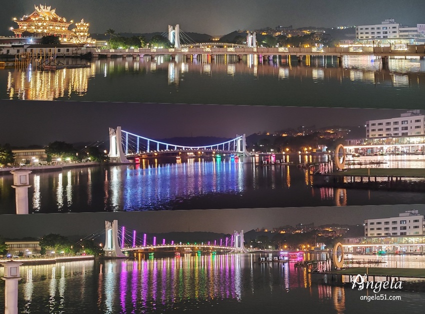 龍潭大池吊橋燈光秀