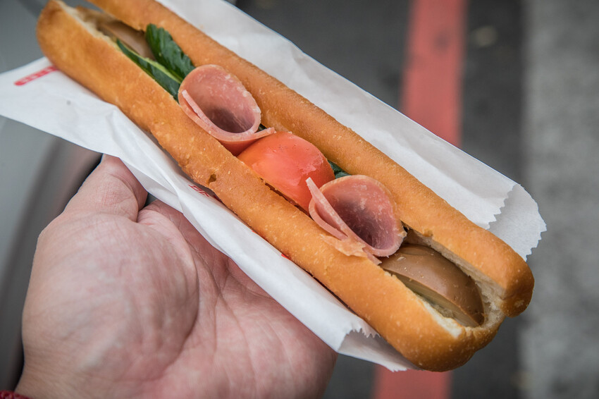 基隆市安樂區九如營養三明治(常一嚐)｜每次經過都會買！好吃現點現炸營養三明治，三份只要110元