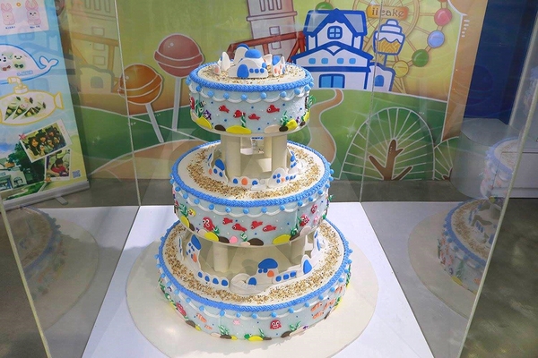 iicake蛋糕毛巾咖啡館:【雲林景點】虎尾iicake雲林蛋糕毛巾咖啡館/動物蛋糕毛巾樂園/地中海希臘風/親子遊樂好去處/毛巾DIY/毛巾美術館/熱氣球拍照/咖啡蛋糕冰淇淋輕食館/拜巾專車