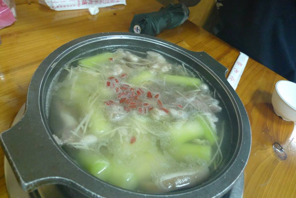 林家蔬菜羊肉爐。冬天想補就靠它