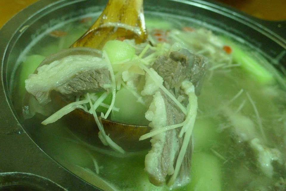 林家蔬菜羊肉爐。冬天想補就靠它