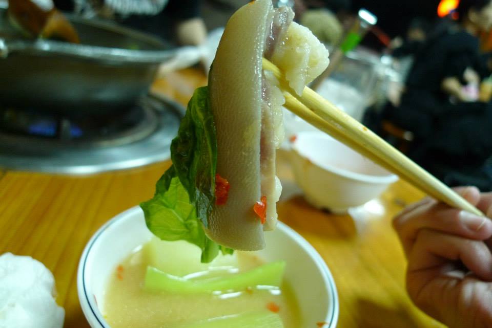 林家蔬菜羊肉爐。冬天想補就靠它