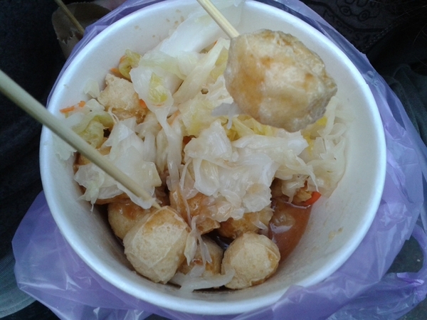 hot7新鐵板料理(基隆路店)：Hot7新鐵板料理外加突擊通化夜市