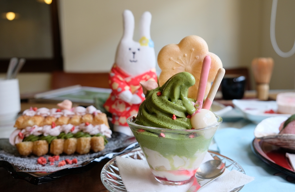 [台南]北區 季節櫻花限定 明森宇治抹茶勝利店 巷弄裡的京都抹茶饗宴滿足少女心