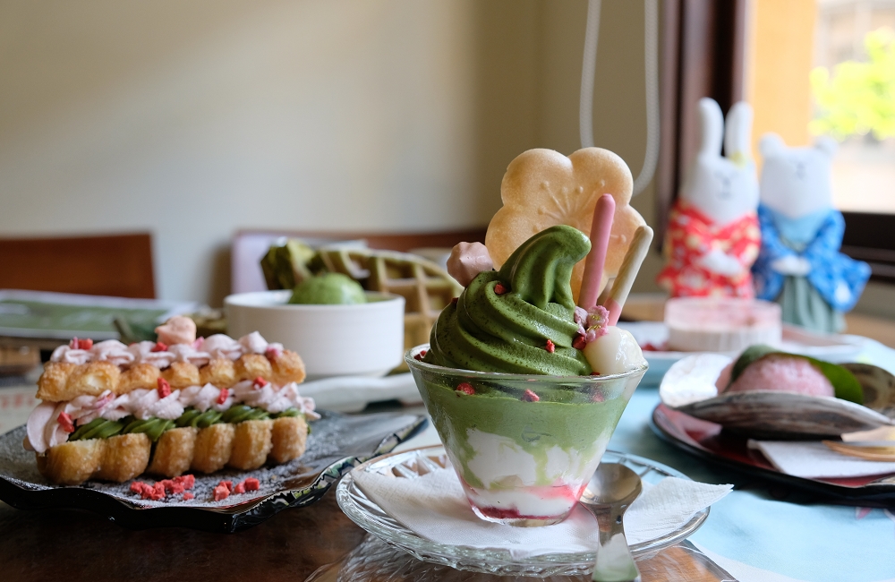 [台南]北區 季節櫻花限定 明森宇治抹茶勝利店 巷弄裡的京都抹茶饗宴滿足少女心