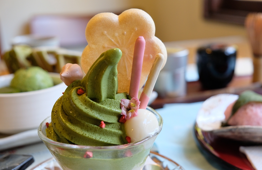 [台南]北區 季節櫻花限定 明森宇治抹茶勝利店 巷弄裡的京都抹茶饗宴滿足少女心