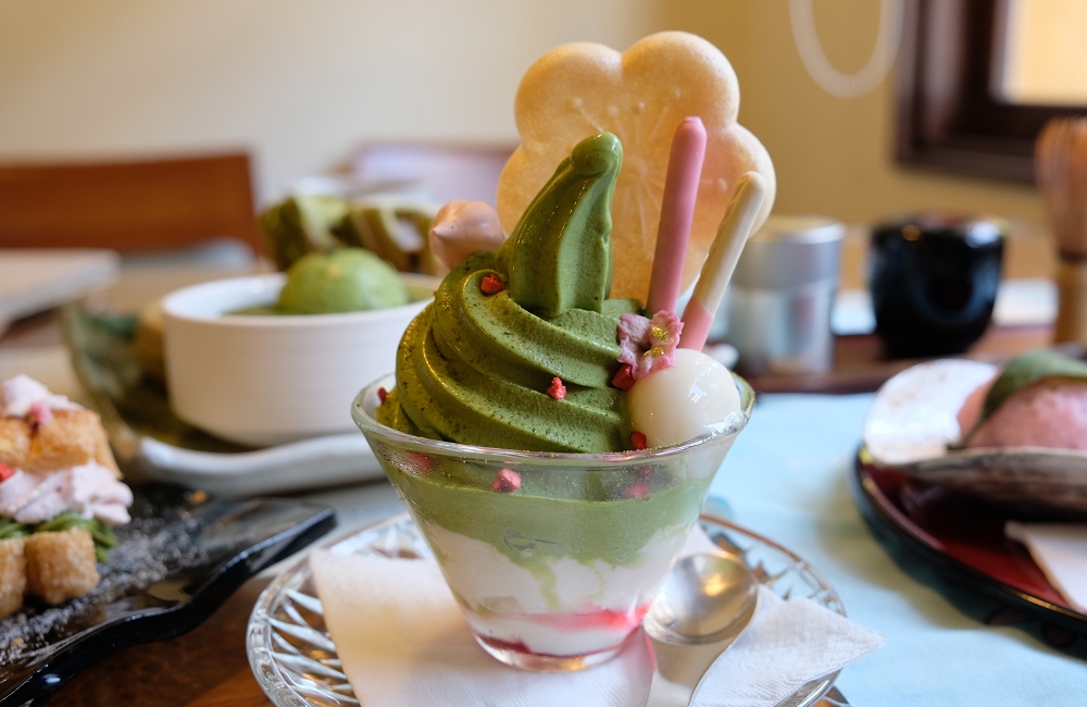 [台南]北區 季節櫻花限定 明森宇治抹茶勝利店 巷弄裡的京都抹茶饗宴滿足少女心