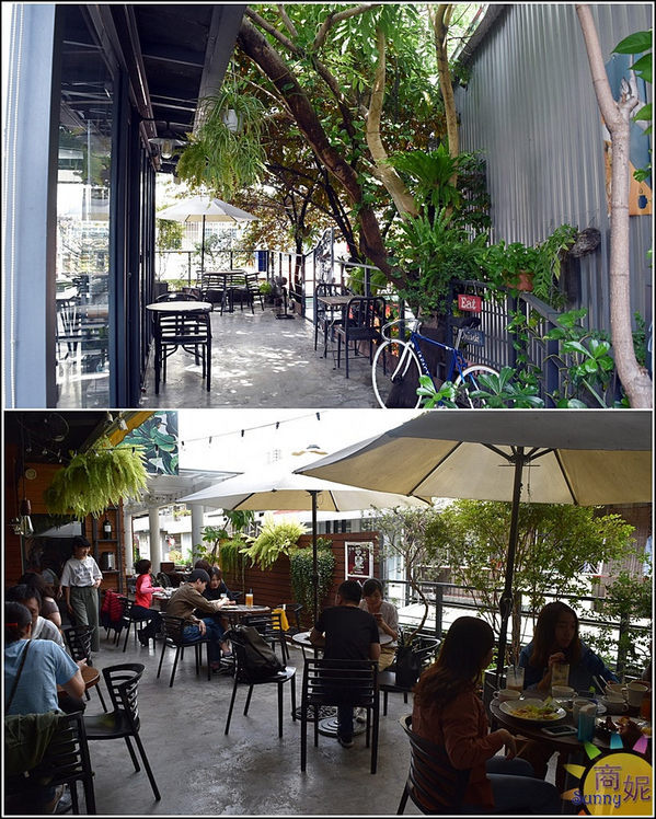 hecho做咖啡:台中勤美草悟道美食。做咖啡。藏身巷弄秘密空中花園 早午餐義式料理很有水準