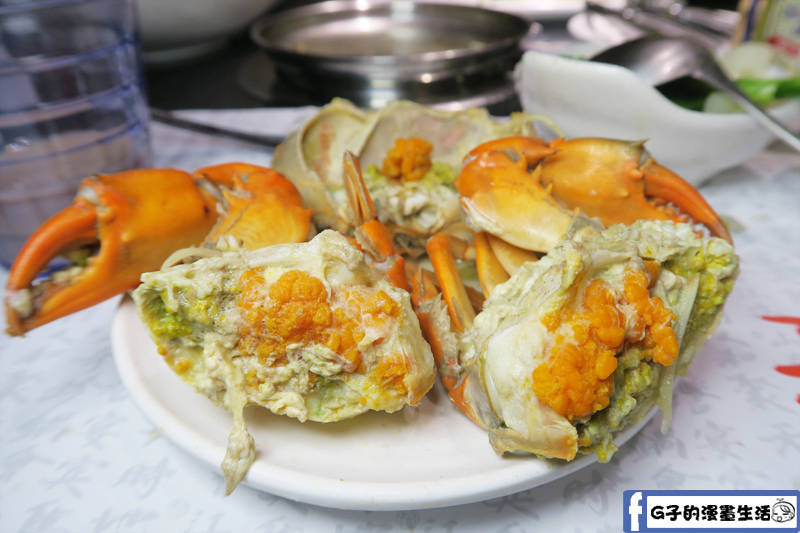 天鍋宴 天母店 台北火鍋 螃蟹肉滿多卵黃 沒有腥味