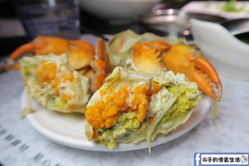 天鍋宴 天母店 台北火鍋 螃蟹肉滿多卵黃 沒有腥味