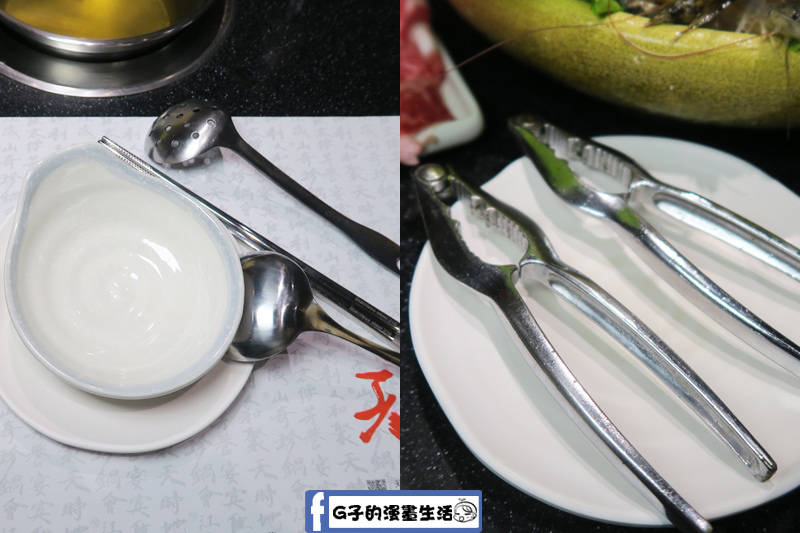 天鍋宴 天母店 台北火鍋 陶瓷碗盤+不銹鋼餐具