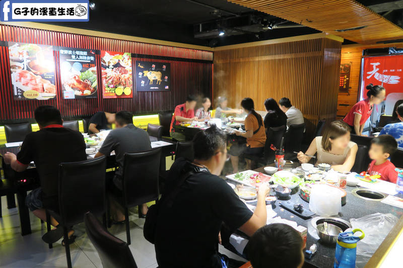 天鍋宴 天母店 生意很好 用餐時間人很多