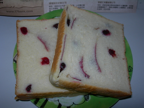 17號穀倉-天然手工吐司坊*湯種玫瑰蔓越莓吐司*來呷ㄆㄤˋ囉!!!