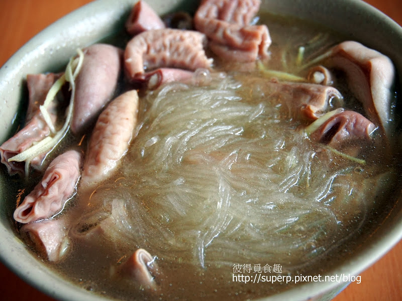 [中台灣食記]台中的南屯豬腳麵線：澎湃美味的小腸冬粉和鴨肉湯