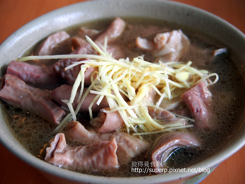 [中台灣食記]台中的南屯豬腳麵線：澎湃美味的小腸冬粉和鴨肉湯