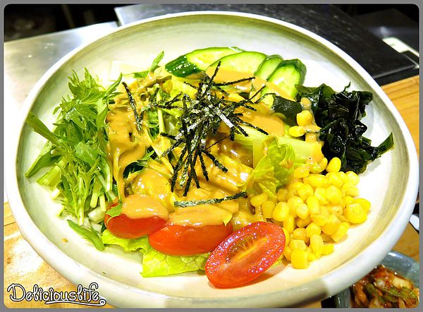 胡麻水菜豆腐沙拉180