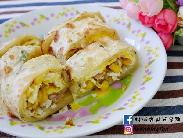 【柴米夫妻】奶香酥烙餅 #蛋餅 #燒餅 #宜蘭三星蔥 #早午餐 #點心 #宵夜 #野餐 #露營 (19).JPG