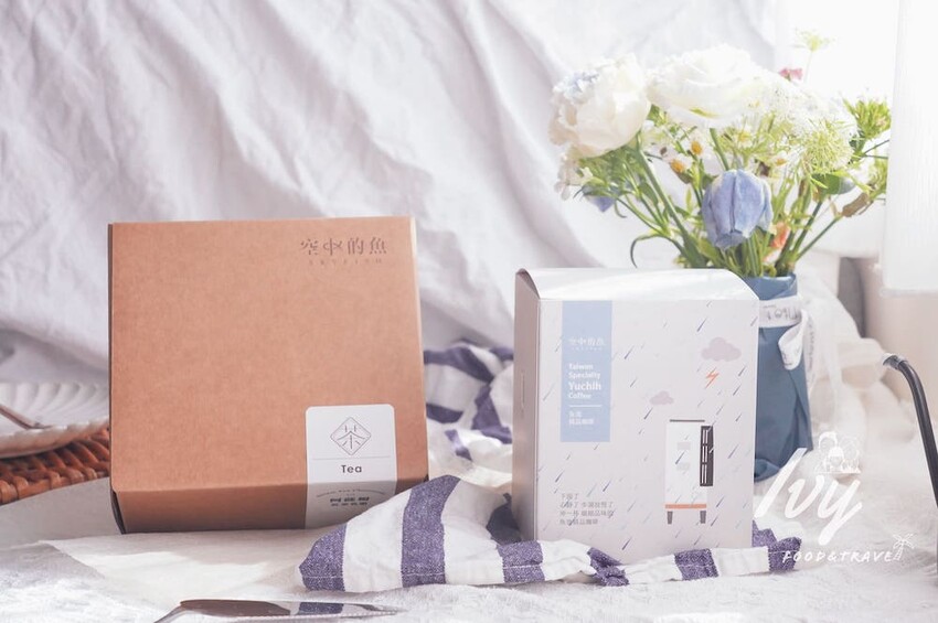 空中的魚乳酪蛋糕 |日月潭伴手禮推薦，每口都能嚐到阿薩姆紅茶完美香氣，搭配精品咖啡幸福到升天！ - 艾薇覓食趣