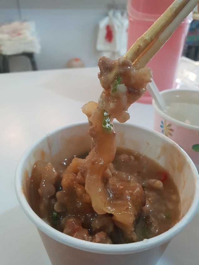 【台北.文山區】寶島肉圓。可以選擇蒸或炸的肉圓。芋頭香氣十足+傳統竹筍肉口味兩款都很棒