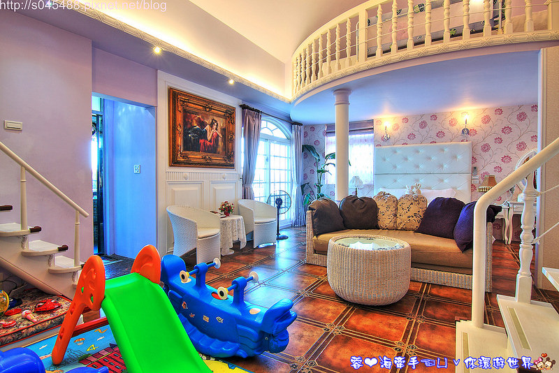 【宜蘭▍溜滑梯親子民宿】聖荷緹渡假城堡♥民宿主人電話應接不暇!歐式城堡,是爸媽們不容錯過的溜滑梯親子民宿