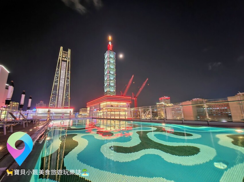 [住]台北 寒舍艾麗酒店 客房內及戶外泳池 擁覽絕佳的台北101美景 PURE高效率殺菌清淨機 房內享受高品質好空