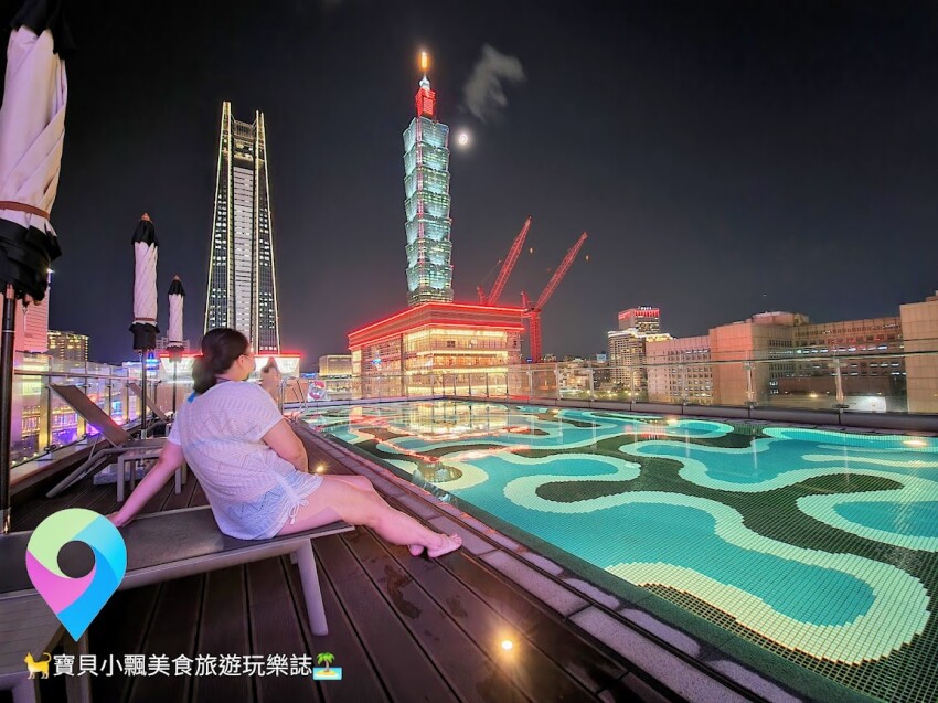 [住]台北 寒舍艾麗酒店 客房內及戶外泳池 擁覽絕佳的台北101美景 PURE高效率殺菌清淨機 房內享受高品質好空