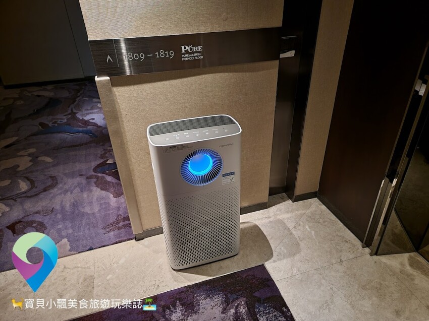 [住]台北 寒舍艾麗酒店 客房內及戶外泳池 擁覽絕佳的台北101美景 PURE高效率殺菌清淨機 房內享受高品質好空