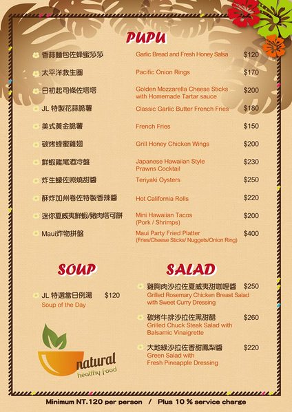 【捷運忠孝敦化站】JimoLulu-A Taste of Hawaii Paradise夏威夷島國料理♫