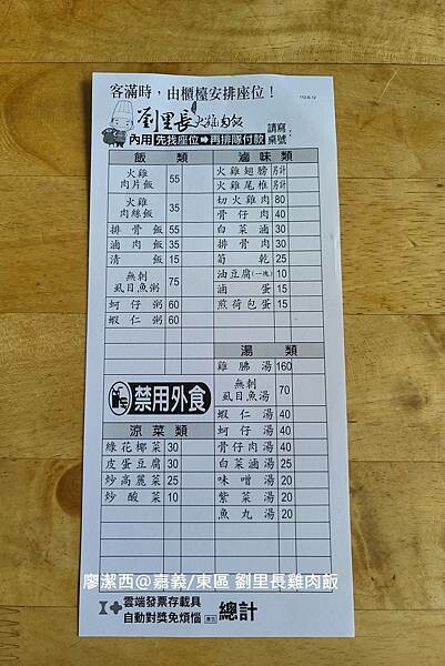 【嘉義/東區】劉里長雞肉飯