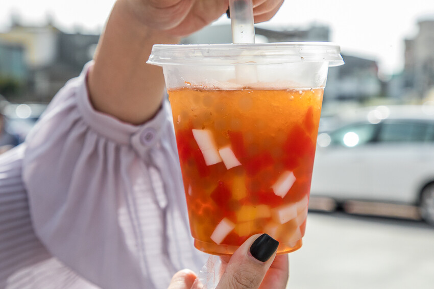 台中清水排隊名店！樹下阿婆粉圓冰30元古早味，梅子粉圓冰超清涼解渴。