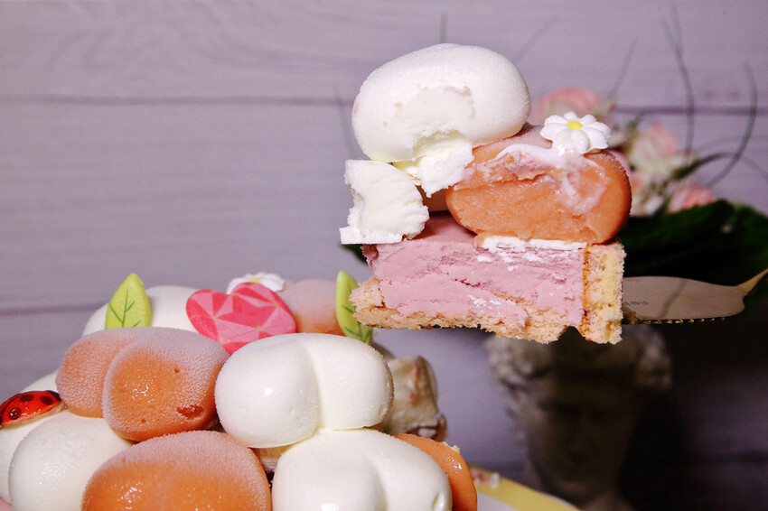 永和冰淇淋蛋糕推薦！卡瓦義式冰淇淋蛋糕，繽紛的水果球，最不一