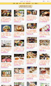 海綿飽飽的鳳梨城堡的美食牆