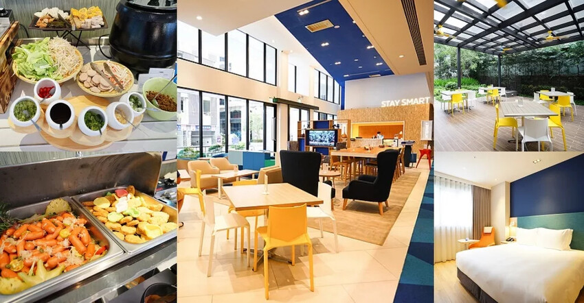 台中市北屯區台中兆品酒店》親子飯店頂樓游泳池、兒童遊樂設施,四人房不到2500元,近中清交流道及中彰快速道路