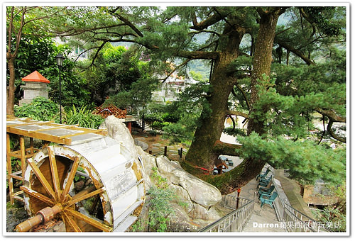 『台中谷關溫泉住宿』神木谷假期大飯店★景觀檜木溫泉湯屋賞美景泡溫泉/千年五葉松神木樹下乘涼摸姻緣豬求好姻緣/神木谷飯店一泊三食/台中高鐵客運到谷關方式