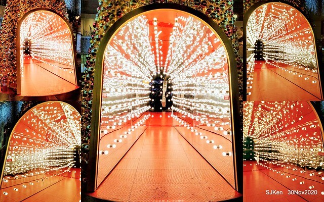 Christmas street decoration of Fareast Sogo department store,Taipei, Taiwan, Nov 30 ~ Dec 16, 2020, SJKen.