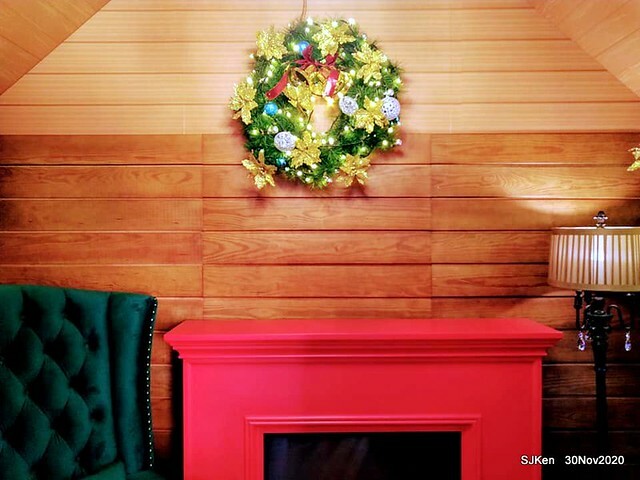 Christmas street decoration of Fareast Sogo department store,Taipei, Taiwan, Nov 30 ~ Dec 16, 2020, SJKen.