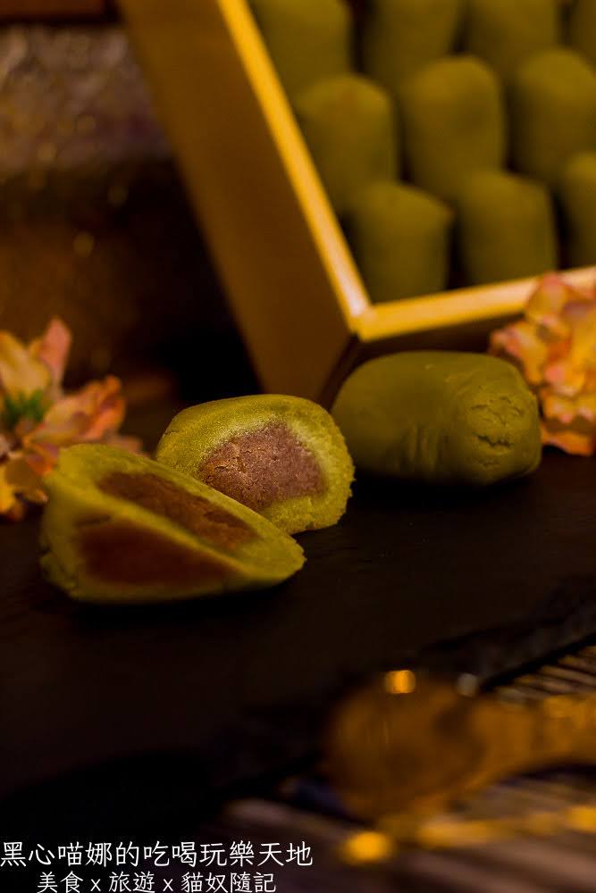 阿美麻糬︱烤蕃薯羊羹、迷你花蓮薯　如鑲了金箔般的晶瑩高貴質感／傳統手藝結合日式風味，今年中秋不妨來點日系高雅極簡風吧！