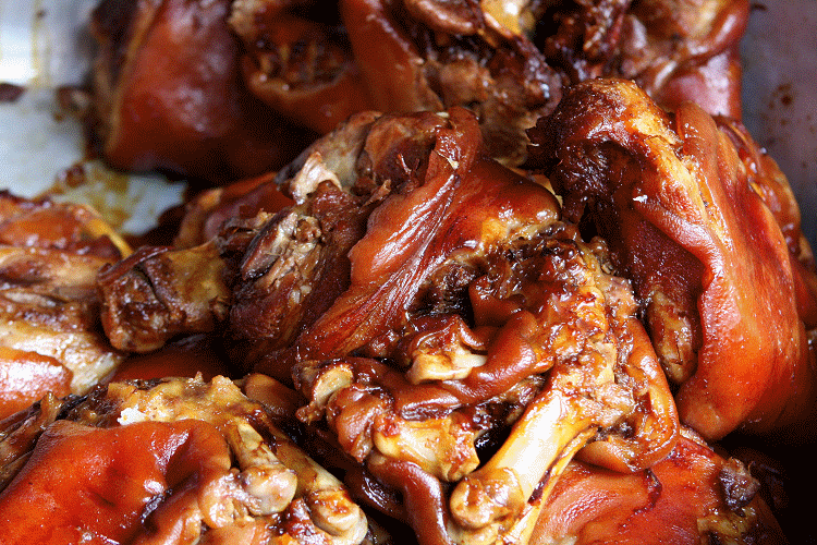 屏東萬巒美食。海鴻飯店萬巒豬腳