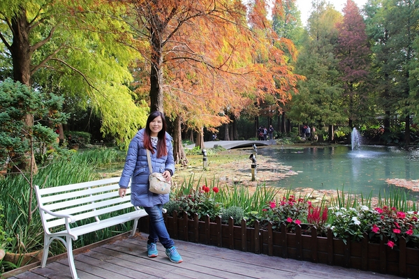 菁芳園休閒農場(Green Flavor Garden)：【彰化田尾景點】菁芳園~夢幻浪漫花房如婚紗棚內場景，池畔玻璃溫室餐廳，水漾落羽松季節限定，如置身異國歐洲般的美景