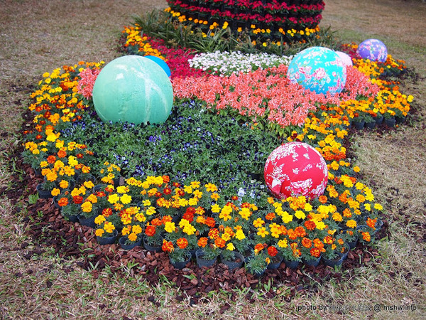 佳里中山公園(2013台南百花祭)：【景點】台南佳里中山公園@2014台南百花祭 : 花沒想像中的多,但還蠻適合散步的囉!