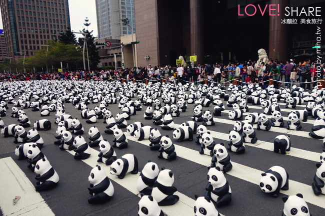 台北 ▌超萌紙貓熊特展「熊貓世界之旅」在台北市民廣場 捷運市府站2號出口