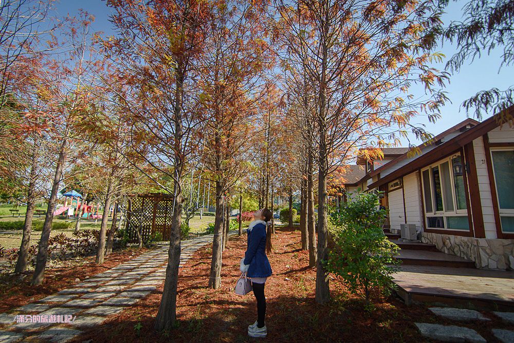 台中北屯景點》蝴蝶橋Cuisine法式餐廳 蝴蝶橋落羽松莊園 巨人彩虹大椅超吸睛 情侶約會LOVE景點 - 滿分的旅遊札記