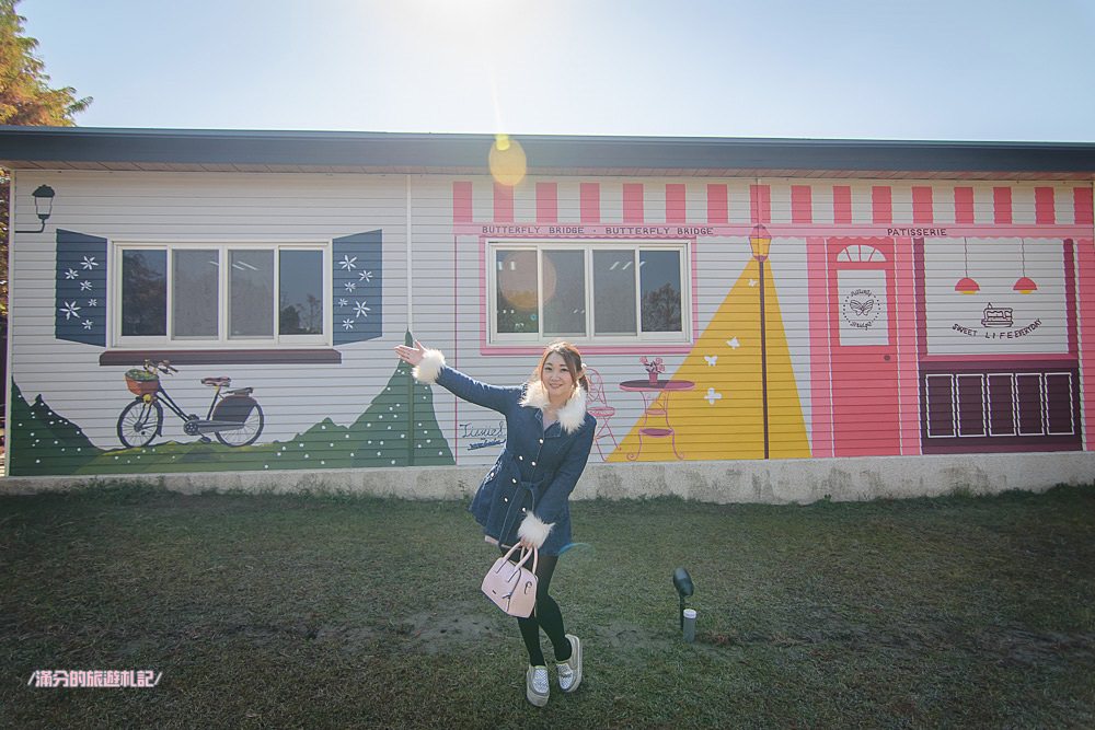 台中北屯景點》蝴蝶橋Cuisine法式餐廳 蝴蝶橋落羽松莊園 巨人彩虹大椅超吸睛 情侶約會LOVE景點 - 滿分的旅遊札記