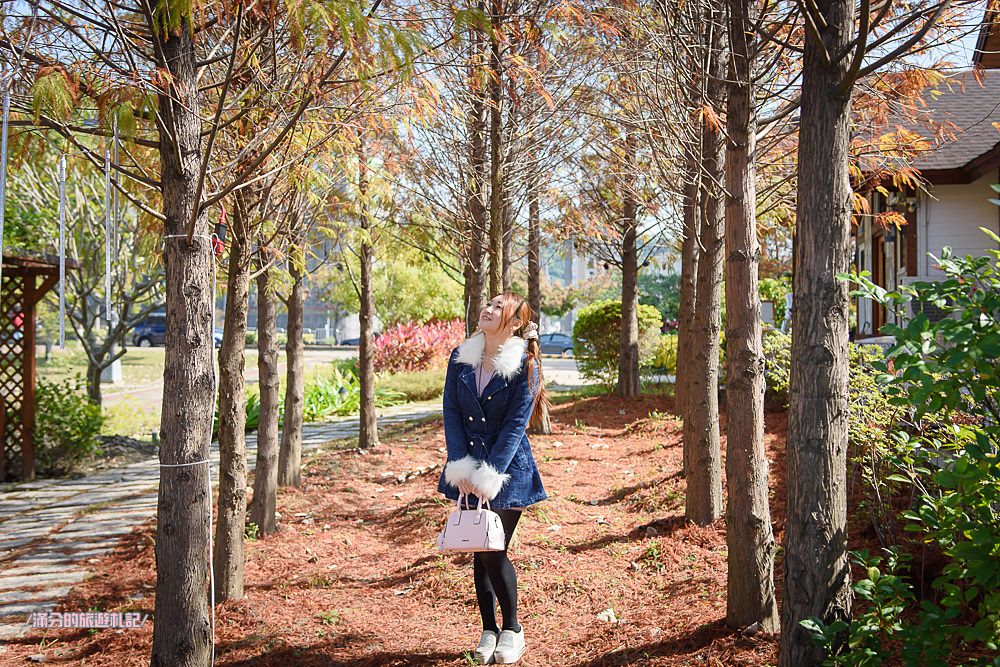 台中北屯景點》蝴蝶橋Cuisine法式餐廳 蝴蝶橋落羽松莊園 巨人彩虹大椅超吸睛 情侶約會LOVE景點 - 滿分的旅遊札記