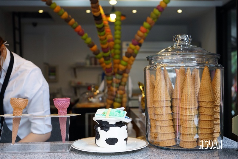 台北大安。韓國Honey Creme蜂巢冰淇淋