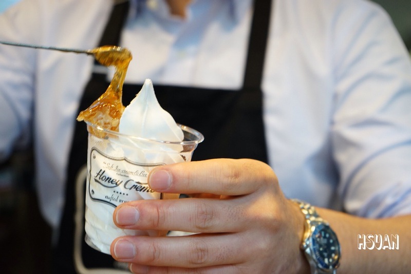 台北大安。韓國Honey Creme蜂巢冰淇淋