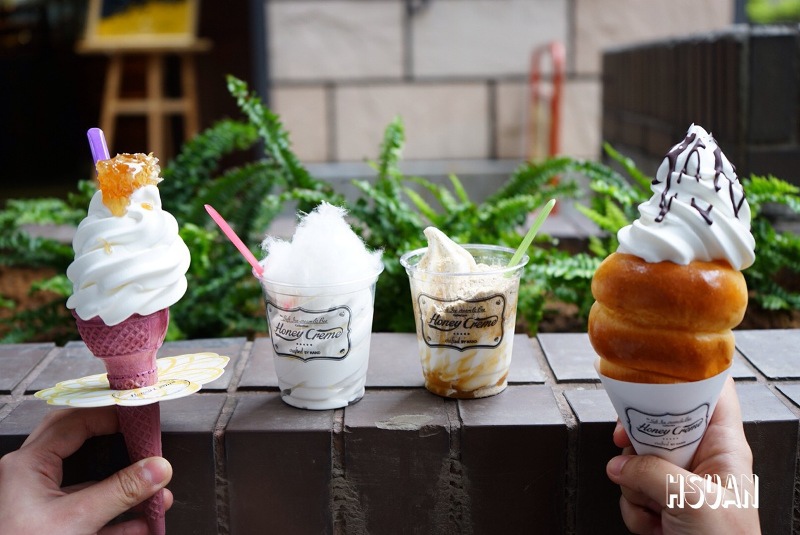 台北大安。韓國Honey Creme蜂巢冰淇淋