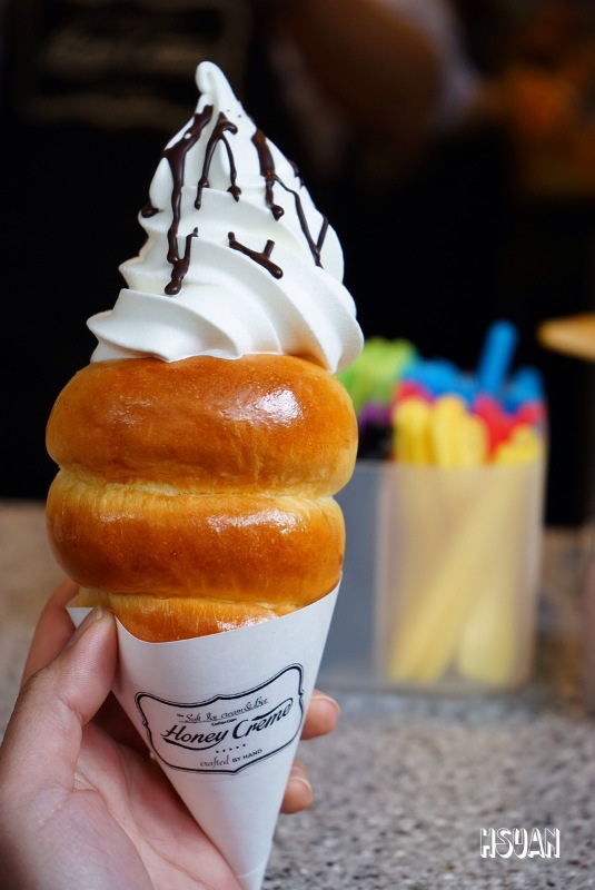 台北大安。韓國Honey Creme蜂巢冰淇淋