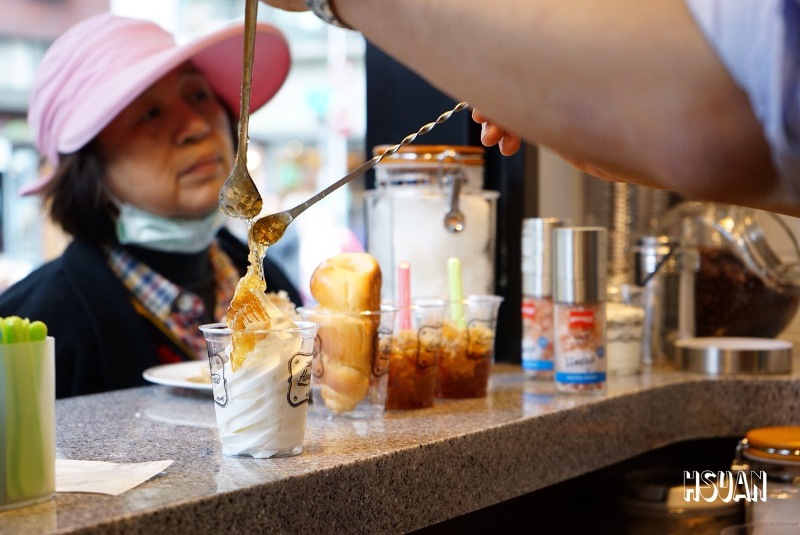 台北大安。韓國Honey Creme蜂巢冰淇淋